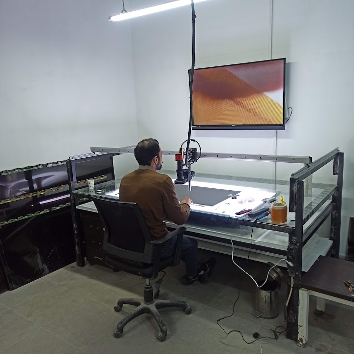 Televizyon panel tamiri uygulama fotoğrafı