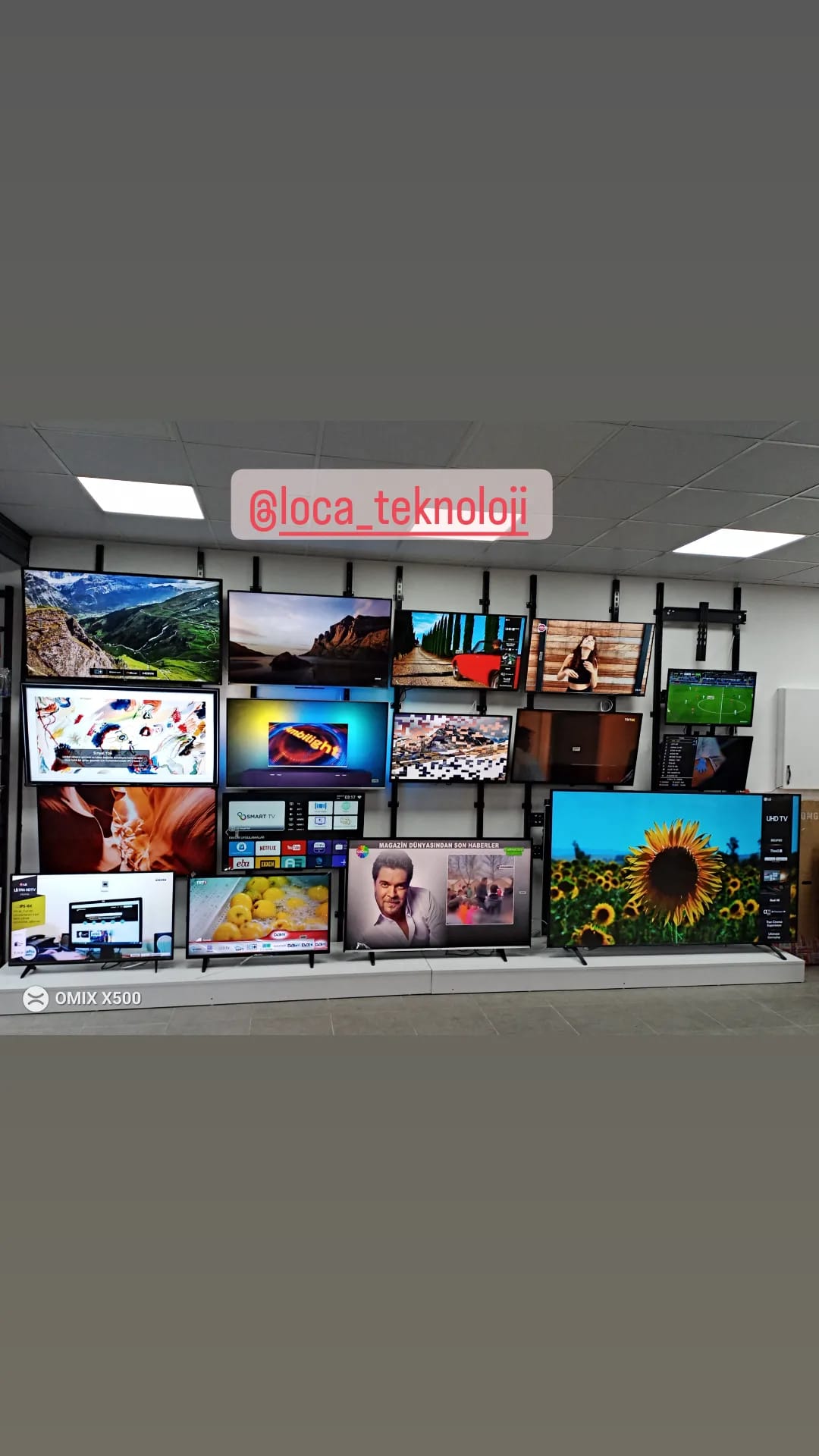 Çeşitli televizyonlar mağaza fotoğrafı